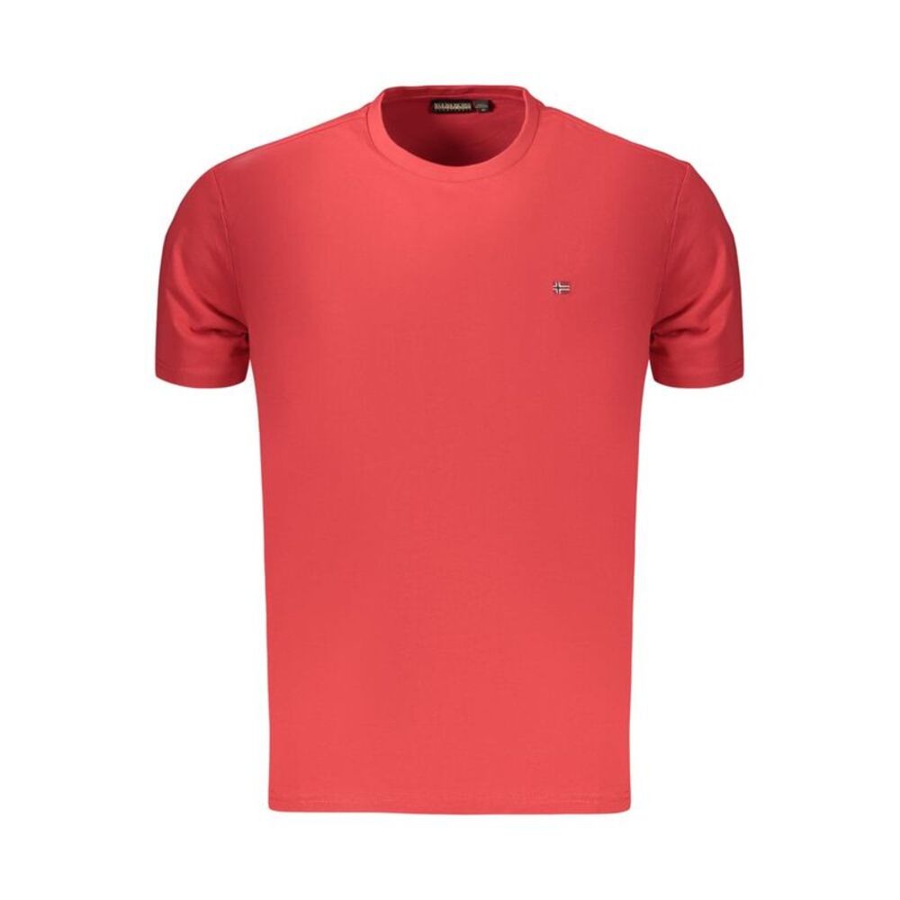 Napapijri Red Cotton Men's Men's T-Shirt